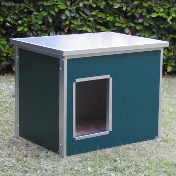 Small Dog House for Outdoor Use with Insulated Panels Mod. Small