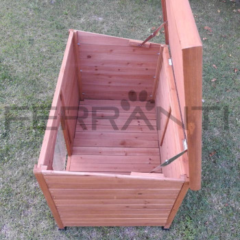 Wooden Dog House for Outdoor Use for Medium Dogs Mod. Beagle