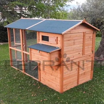 Chicken Coop for 10 Chickens Made of Wood