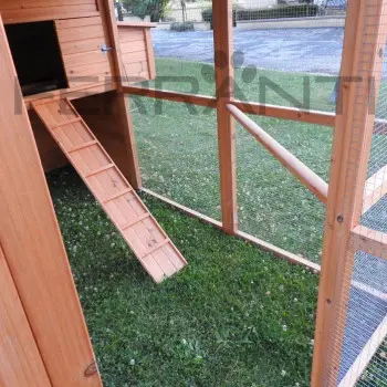 Chicken Coop for 10 Chickens Made of Wood