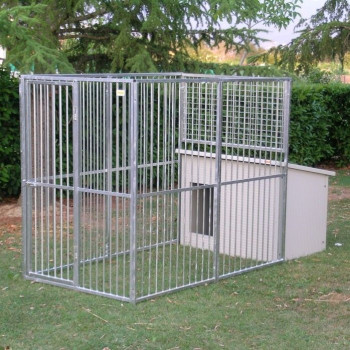 Outdoor Dog Kennel mod. Eco + Dog House mod. Dobermann