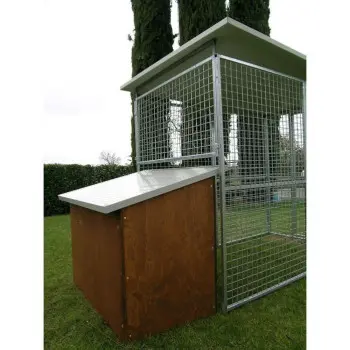 Box per cani da esterno mod. Eco + cuccia mod. Collie