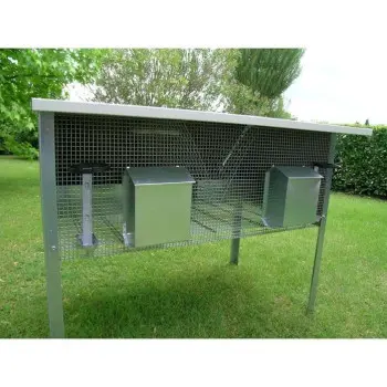 Outdoor Rabbit Hutch, Cage for 2 Rabbits