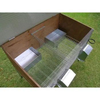 Outdoor Rabbit Hutch, Cage for 2 Rabbits