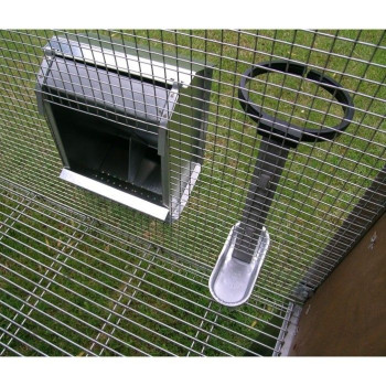 Outdoor Rabbit Hutch, Cage for 2 Rabbits