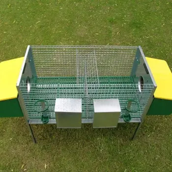 Rabbit Hutch, Cage for 2 Rabbits