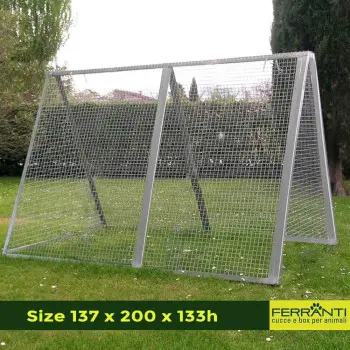 Chicken Pen and Run with Modular Mesh Panels