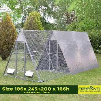 Insulated Chicken Coop for 8, 12 or 20 Chickens