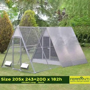 Insulated Chicken Coop for 8, 12 or 20 Chickens